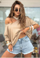 T-Shirt oversize Need To Breathe Beige