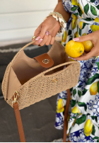 Pleciona Tasche More Summer Camel