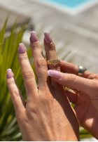 Pierścionek z muszelkami Lavande złoty