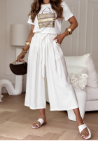 Material Hose wide leg Hot Springs Ecru
