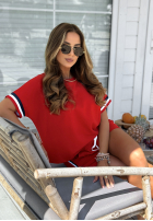 Set T-Shirt i krótkie spodenki Sporty Vibes Rot