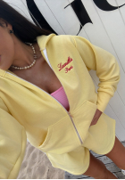 Sweat Set Sweatshirt i spodenki La Milla Never Afraid Bananengelb