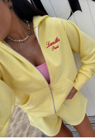 Sweat Set Sweatshirt i spodenki La Milla Never Afraid Bananengelb