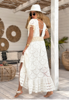 Koronkowa Kleid boho Sea Breezes Weiß