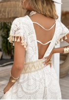 Koronkowa Kleid boho Sea Breezes Weiß