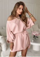 Kleid z paskiem Self Healing Puderrosa