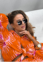 Brille przeciwsłoneczne Glamorous Glances Gold-Schwarz