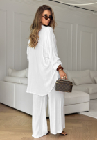 Set Hemd i Hose wide leg View Bliss Weiß
