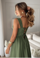 Kleid na ramiączkach La Esmeralda Khaki