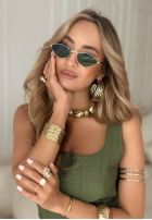 Brille przeciwsłoneczne Vision Wave Gold-Schwarz