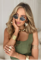 Brille przeciwsłoneczne Vision Wave Gold-Schwarz