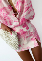 Wiskozowa Hemd Mit Muster La Milla Dreamy Places Rosa
