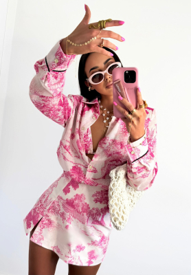 Hosenrock gemustert La Milla Dreamy Places Rosa