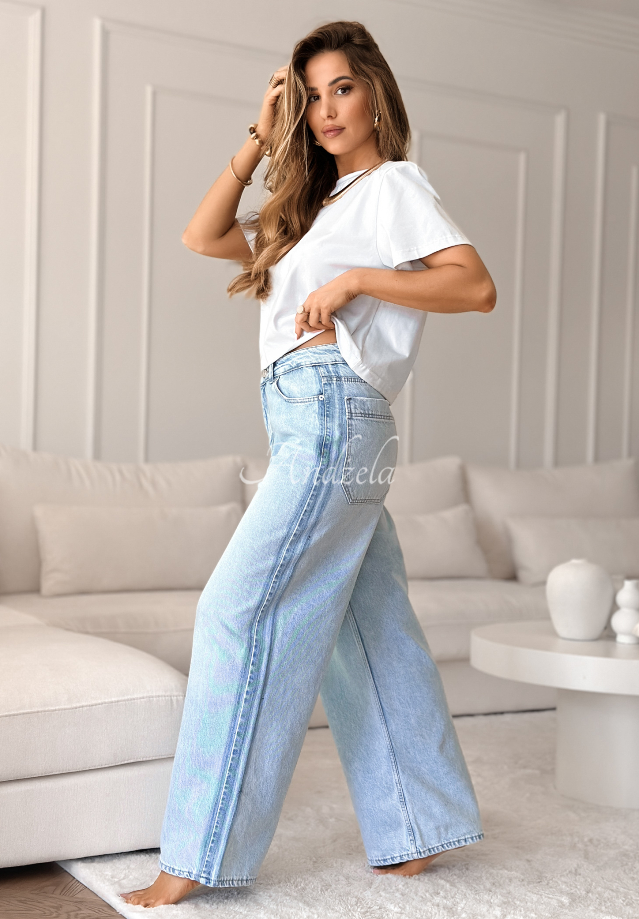 Jeanshose Ashland Hellblau
