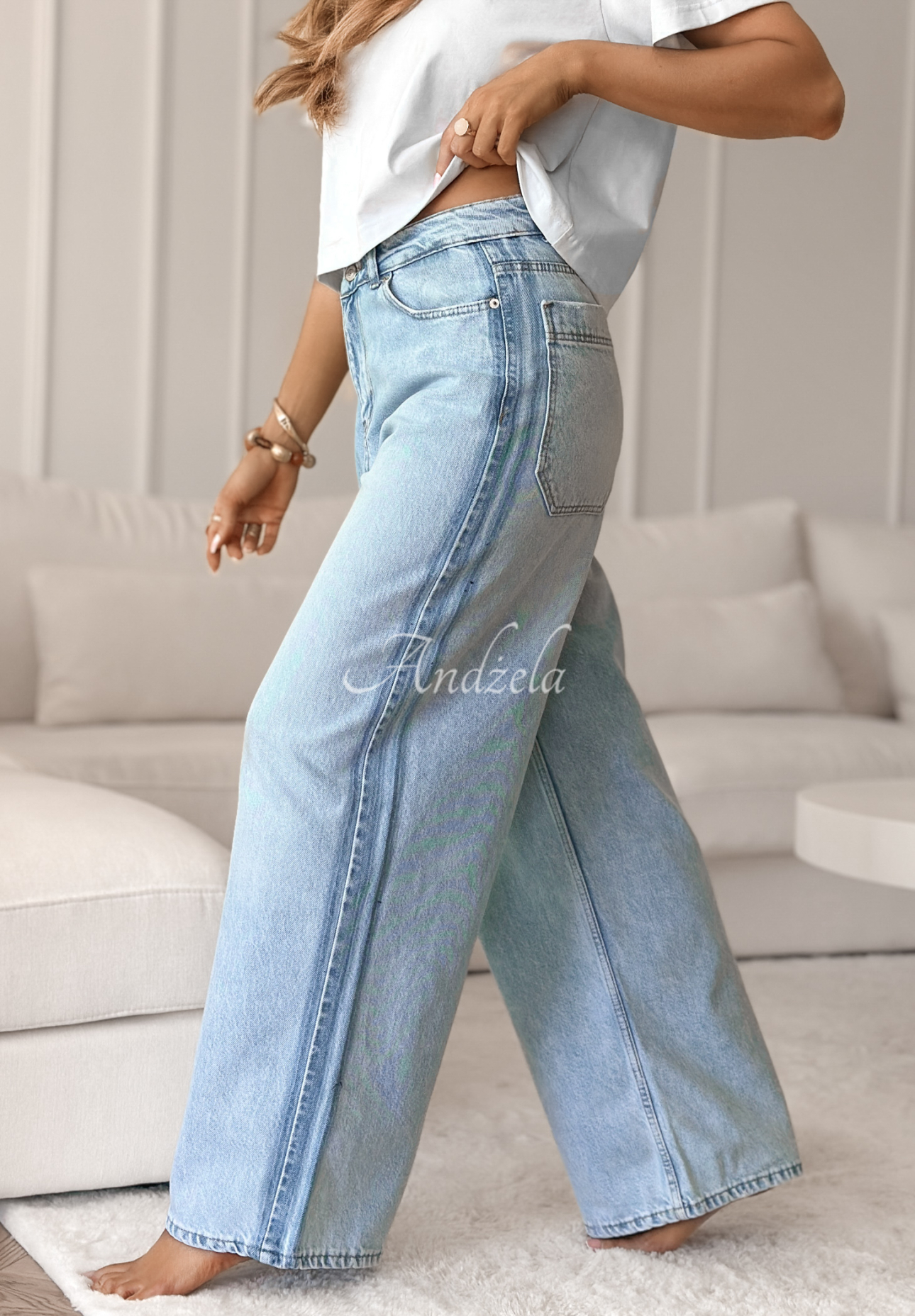 Jeanshose Ashland Hellblau