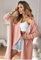 Cardigan oversize Feather Light Altrosa