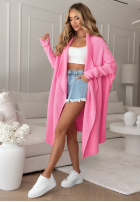 Cardigan oversize Feather Light Rosa
