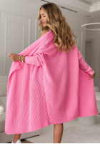Cardigan oversize Feather Light Rosa