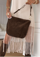 Zamszowa Tasche Velvet Touch Schokoladenbraun