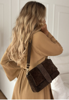 Zamszowa Tasche Unexpected Success Schokoladenbraun