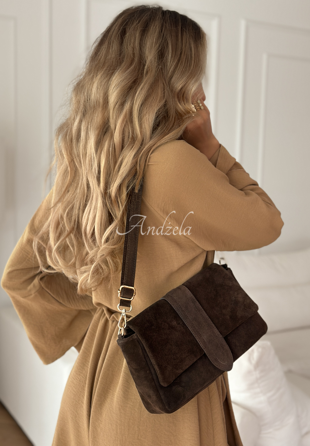 Wildledertasche Unexpected Success Schokoladenbraun