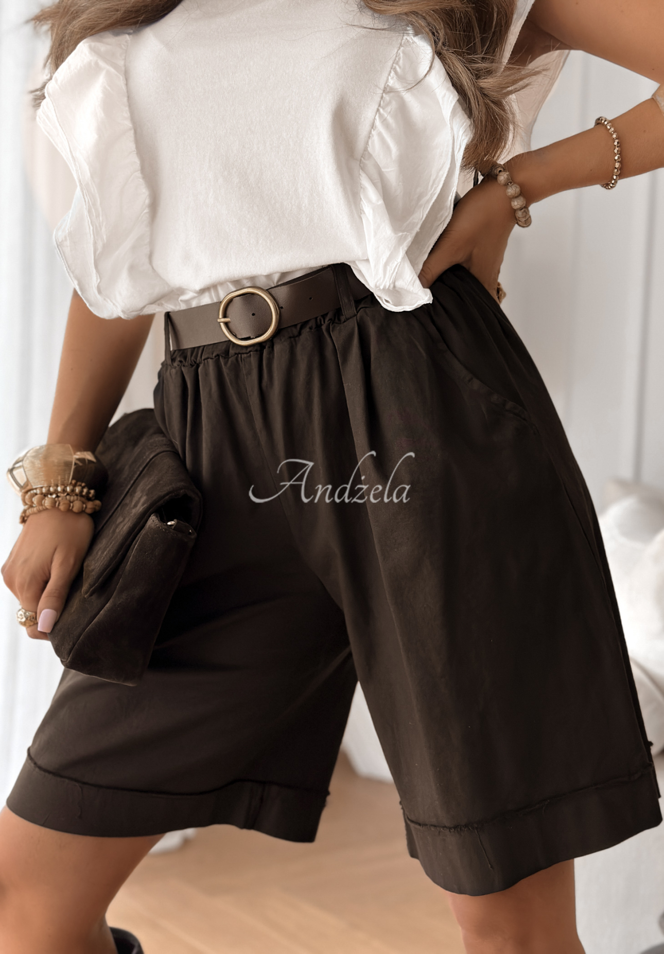 Stoffhose Define Your Style Schokoladenbraun