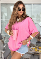 T-Shirt oversize Need To Breathe Rosa