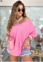 T-Shirt oversize Need To Breathe Rosa