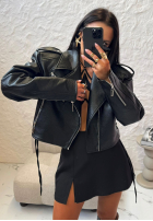 Skórzana Bikerjacke La Milla Really Notice Schwarz