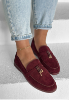 zamszowe mokasyny Chase What Matters Burgund