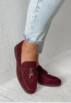 zamszowe mokasyny Chase What Matters Burgund