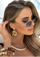 Brille przeciwsłoneczne Shade Wave Gold-Schwarz