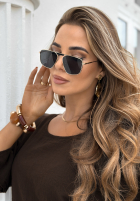 Brille przeciwsłoneczne Glamorous Glances Gold-Schwarz
