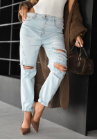 Hose Jeans z przetarciami Miss Ripps Hellblau