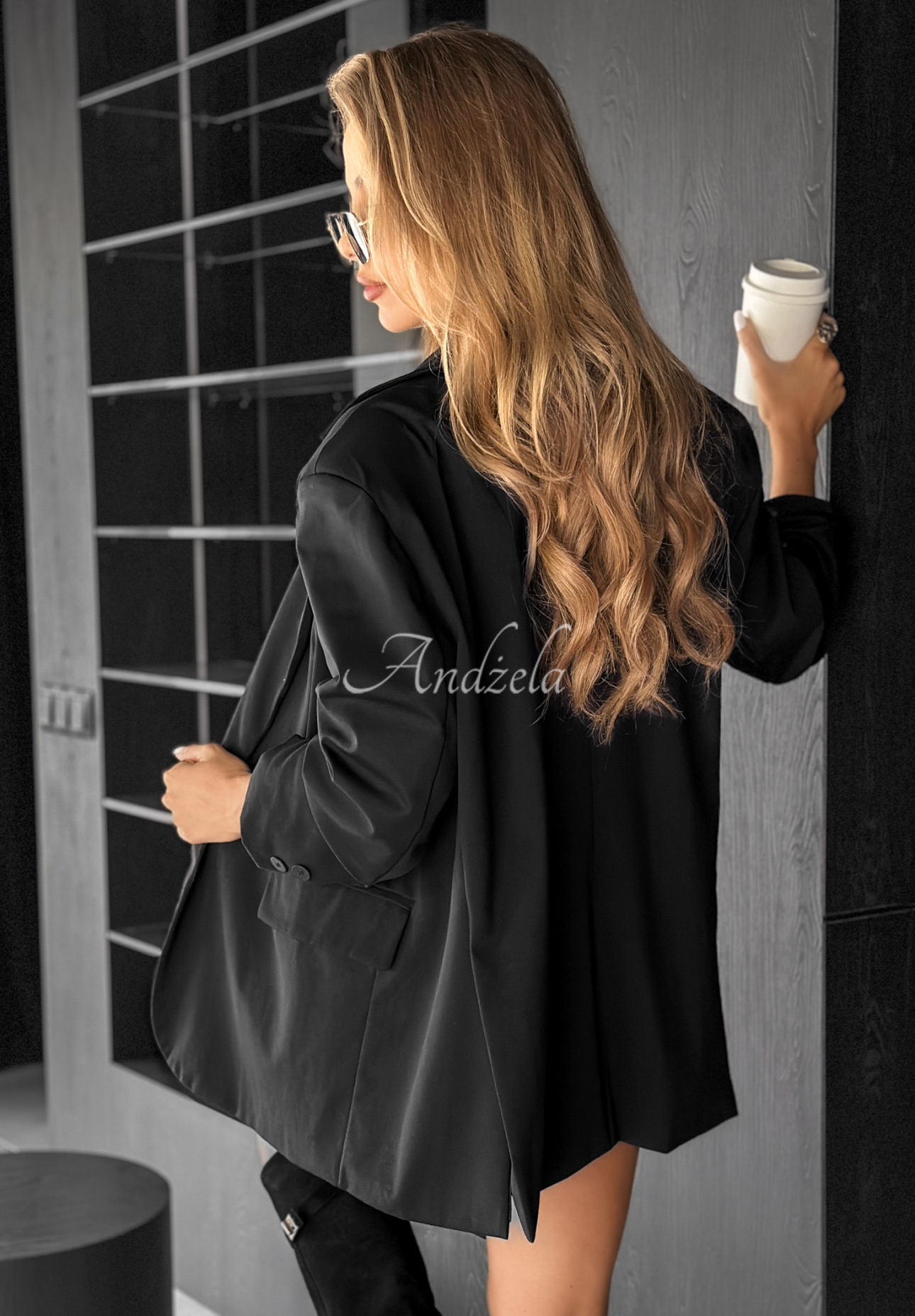 Oversize Blazer Monticello Schwarz