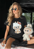 T-Shirt z nadrukiem Stay Free Schwarz