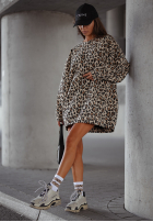 Skarpetki Sweet Panther biało-Beige
