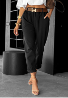 Hose z paskiem Take A Look Schwarz