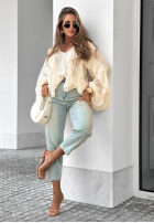 Hose Jeans mom fit Try Again Later Blau