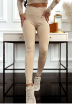 Leggings I Am Ready Now Beige