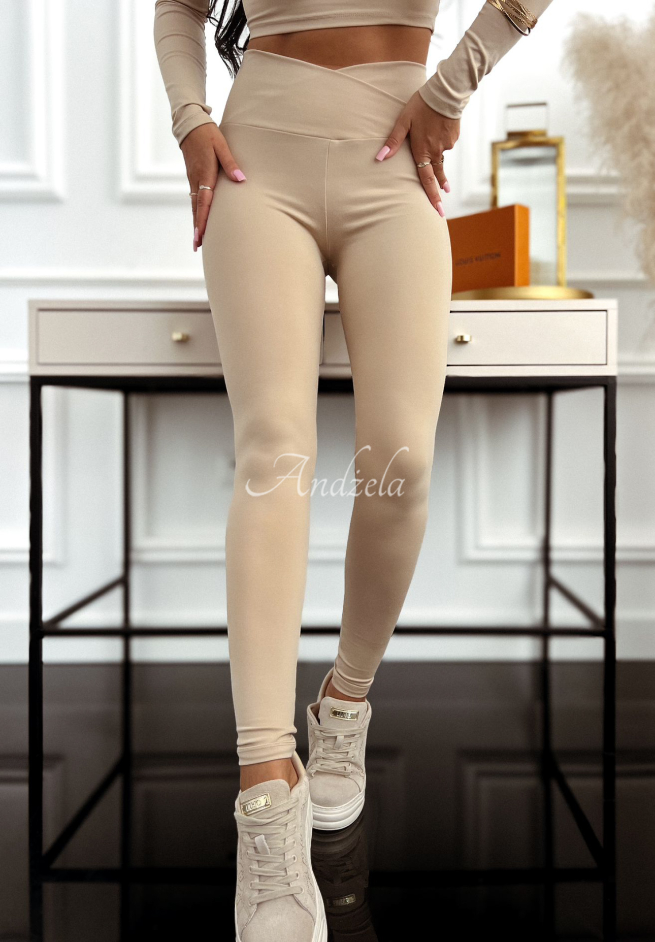 Viskose Leggings I Am Ready Now Beige
