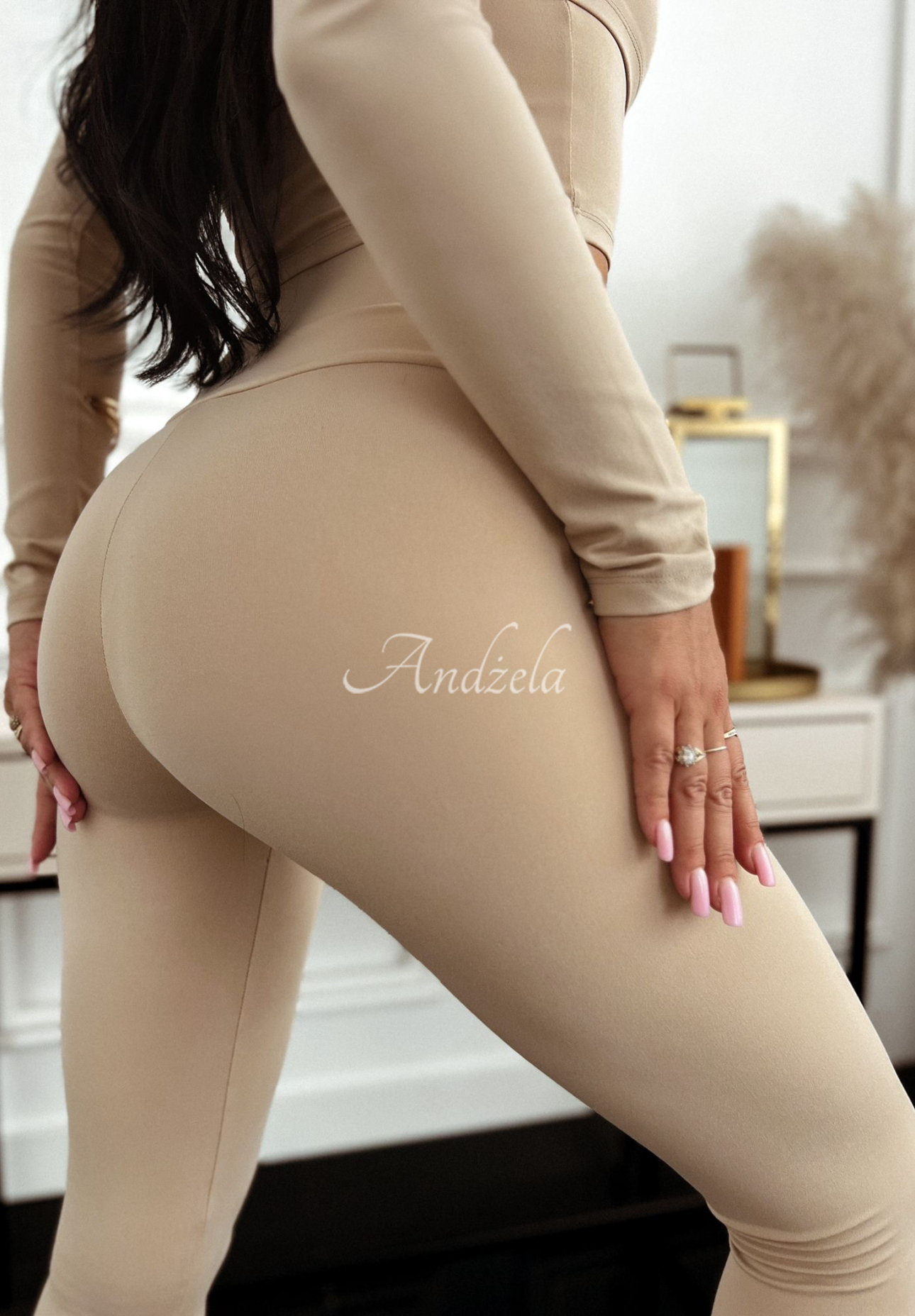 Viskose Leggings I Am Ready Now Beige