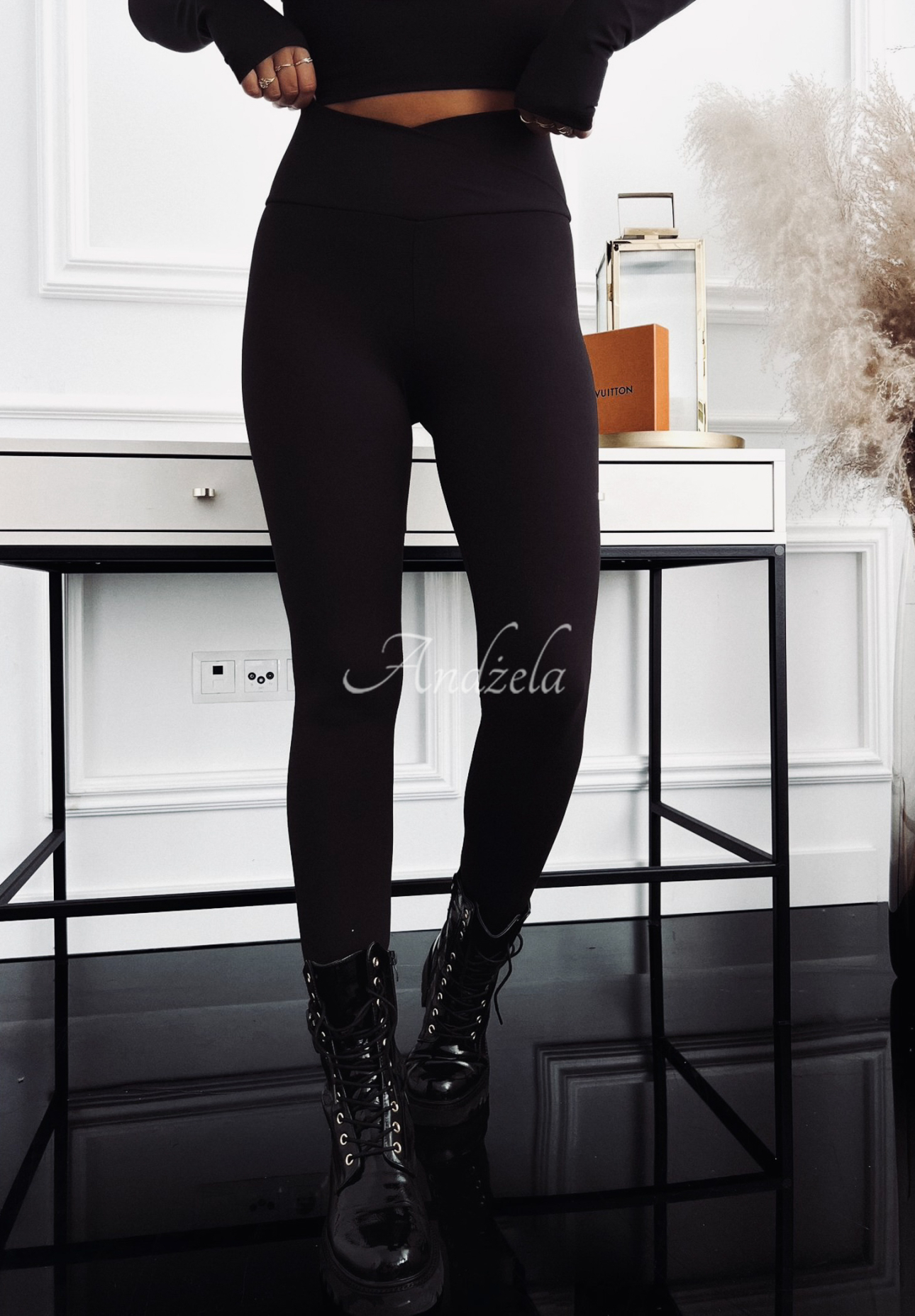 Viscose leggings I Am Ready Now black