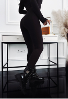 Leggings I Am Ready Now Schwarz