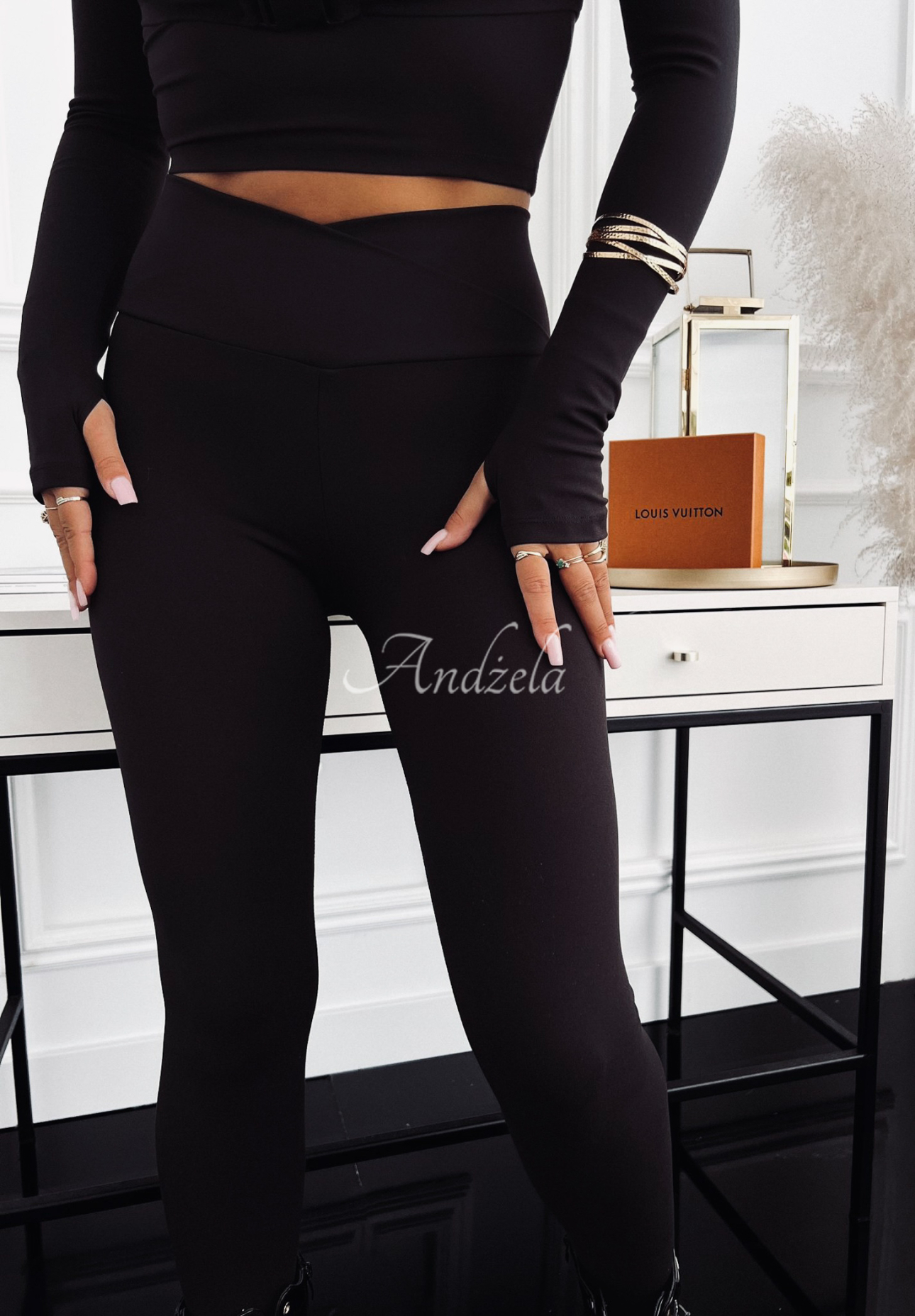 Viscose leggings I Am Ready Now black