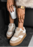 Sportschuhe z kożuszkiem Crispy Fall Beige