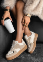 Sportschuhe z kożuszkiem Crispy Fall Beige