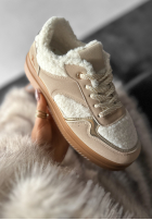 Sportschuhe z kożuszkiem Crispy Fall Beige