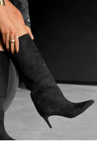 zamszowe Stiefel Could Be Worse Schwarz