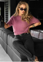Pullover alpaka Cuddle Clouds Himbeerrot
